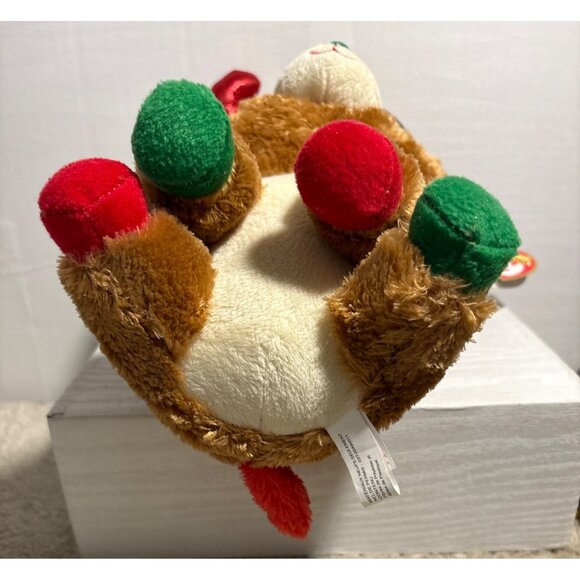 Ty Beanie Boos Alpine Reindeer Plush 2013 Green Eyes Toy 10" Christmas - Picture 9 of 11